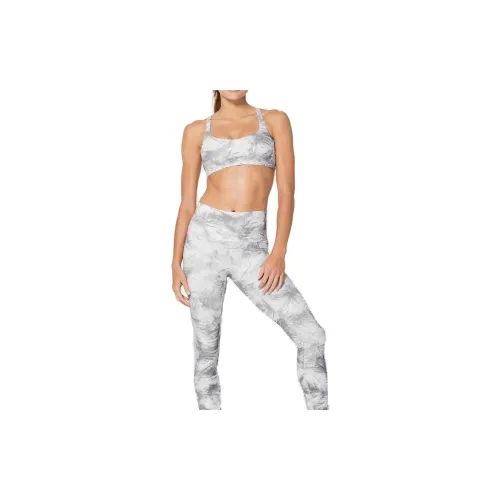 Lululemon Free To Be Sports Underwear Women's Gray White Print