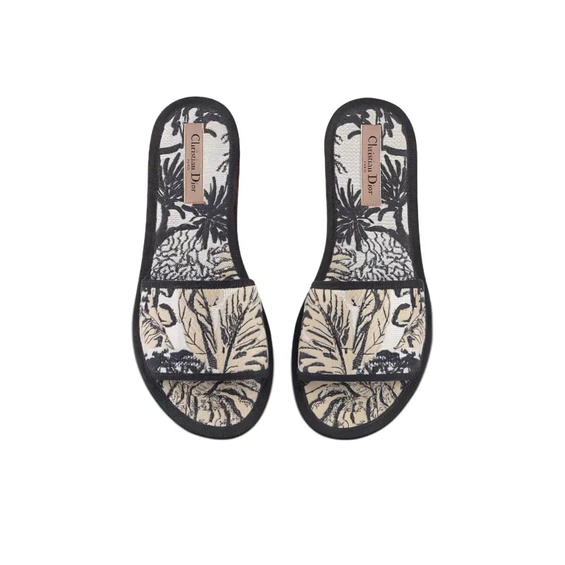 DIOR Chez Moi Stylish Sandals Women's Blue White-2