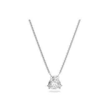 Swarovski Rhodium Plated Necklaces Women's White