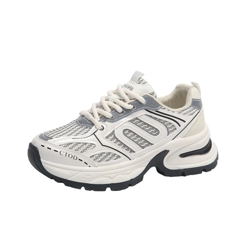 M.M Party Shock Absorbers With Slip Resistant And Abrasion Resistant Properties Low Top Chunky Sneakers Women's-2
