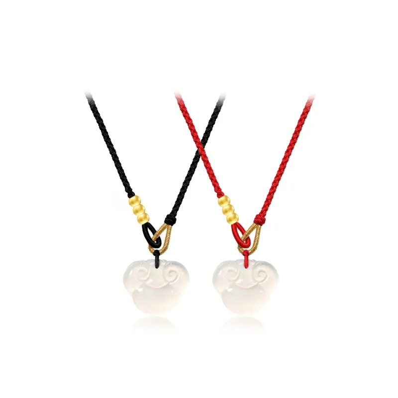 Teddy Bear Collection Chalcedony Necklaces Unisex-2