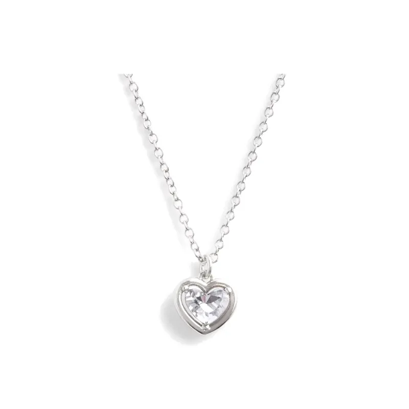 COACH Brass, Glass, Cubic Zirconia Necklaces Women's Silver-0