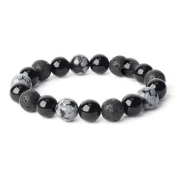 JONNY MOORE Obsidian Jade Bracelets Men's