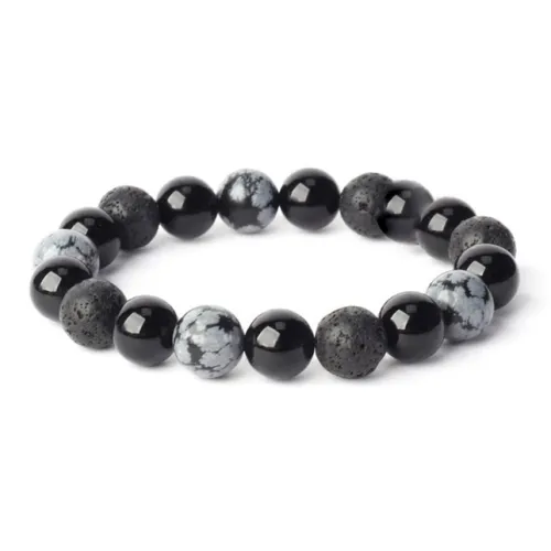 JONNY MOORE Obsidian Jade Bracelets Men's