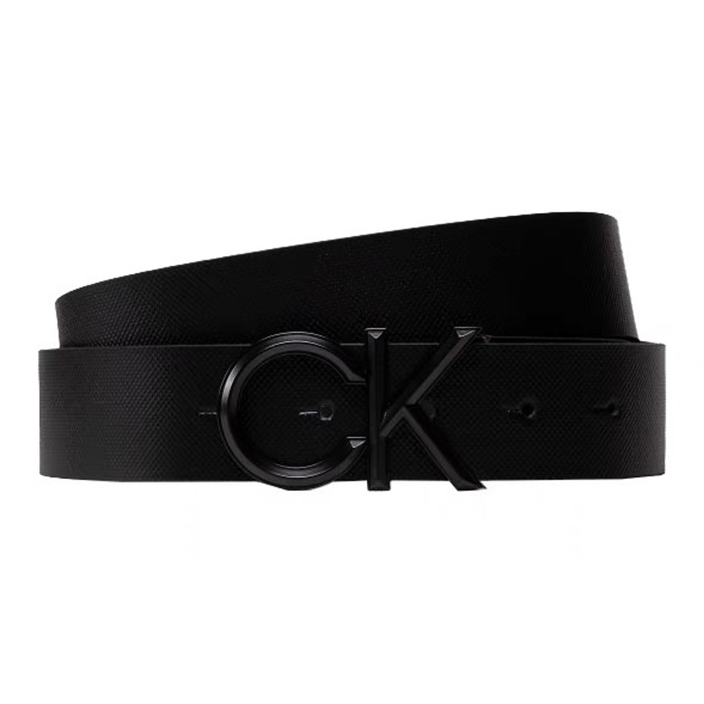 Calvin Klein Leather Belts Men Black POIZON