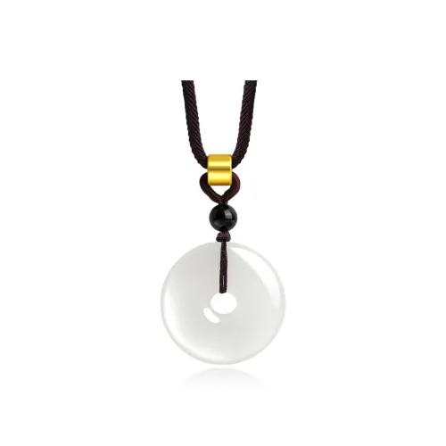 ZHOUBAIFU Jade Necklaces Unisex