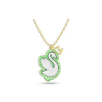 Swarovski Gold Tone Plated Chain Pendant Women's