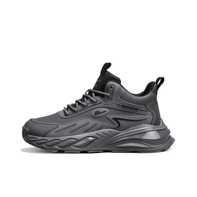 Warrior Abrasion Resistant Height Increasing Mid Top Chunky Sneakers Men's-0