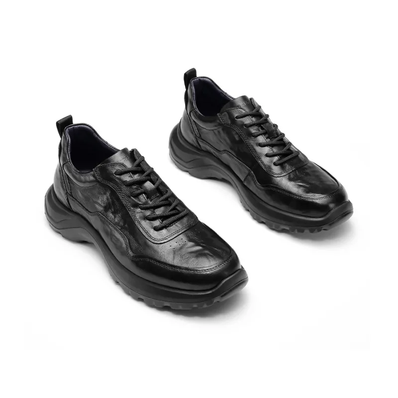 Strongman 3515 Men's Casual Shoes Men's Black Brown-4