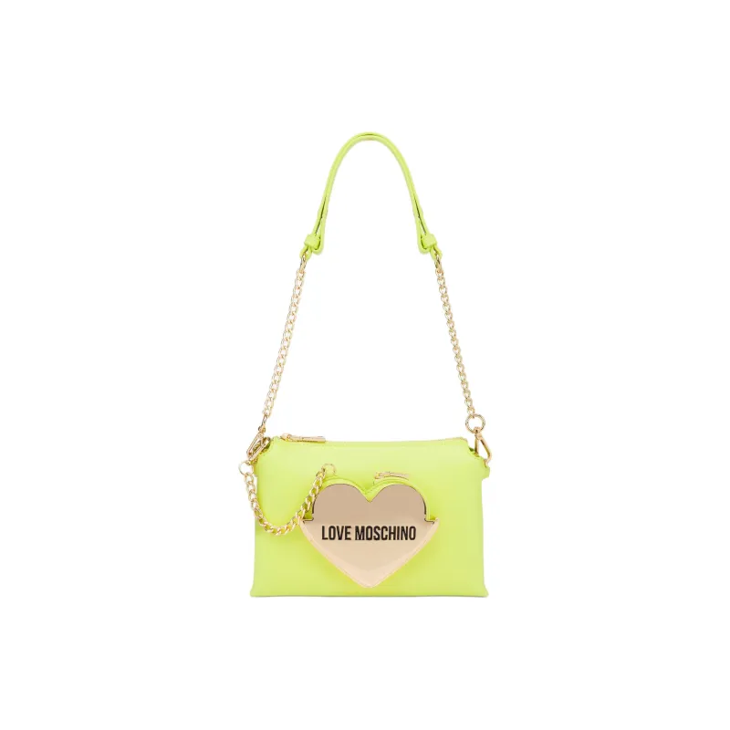 MOSCHINO Polyurethane Handbag Shoulder Bag Mini Women's Acid Green-0