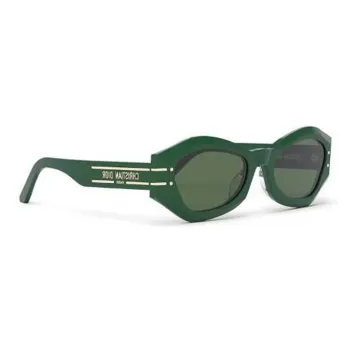 DIOR Plate Frame Irregular Shape Glasses Unisex