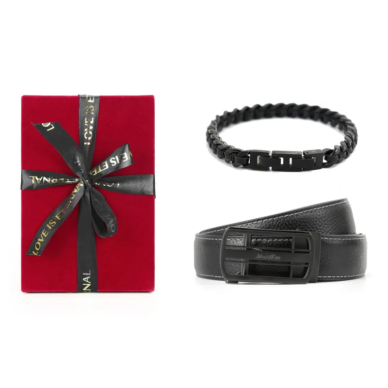 MUSTKOO Leather Belts Men-4