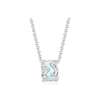 FANCI S925 Silver Enamel Necklaces Unisex