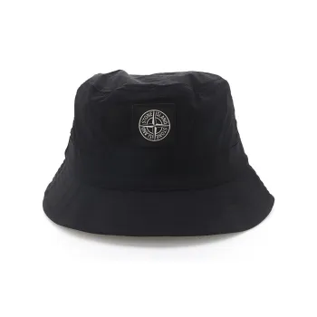 STONE ISLAND Bucket Hats Unisex Black