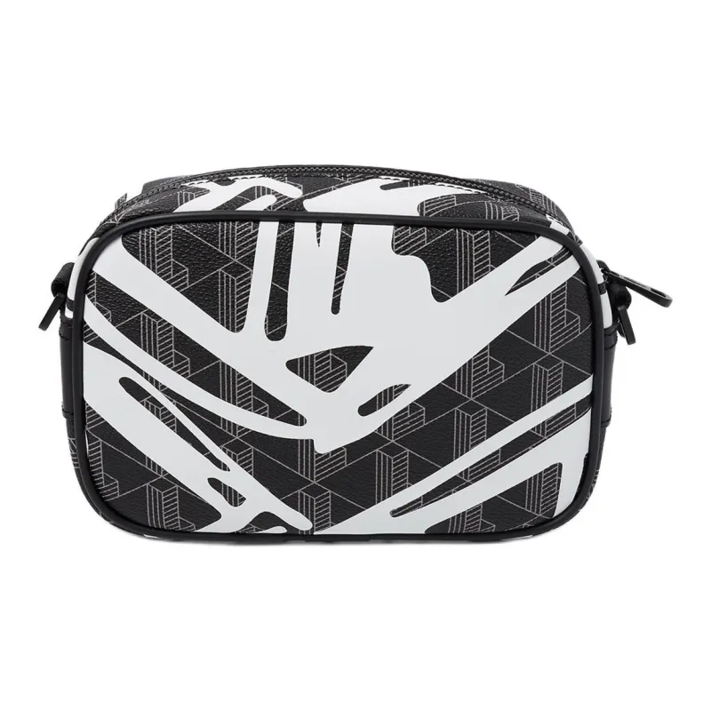 LACOSTE PVC Reporter Bag Shoulder Bag Regular Men's Black-2