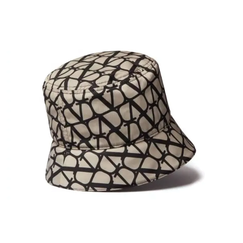 Valentino Toile Iconographe Logo Printed Bucket Hat-0