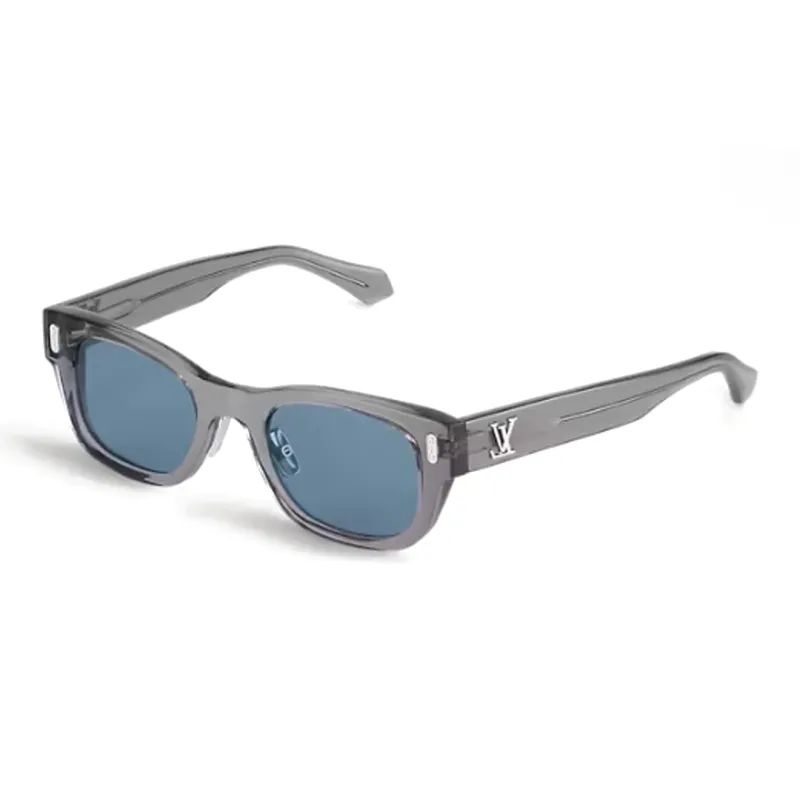LOUIS VUITTON Irregular Shape Sunglasses Unisex Gray-0