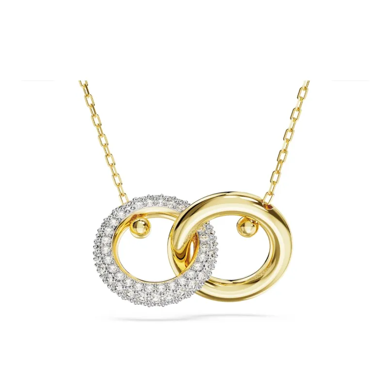 Swarovski Dextera Crystal embellished Interlinked Necklace-0