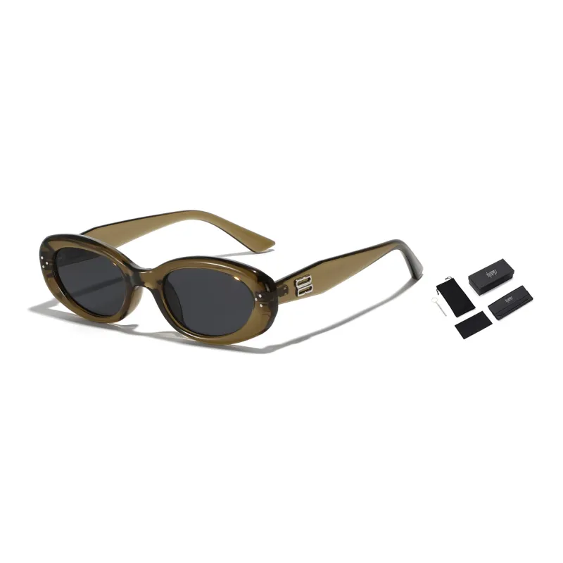 KENMO Injection Molded Oval Sunglasses Unisex-10