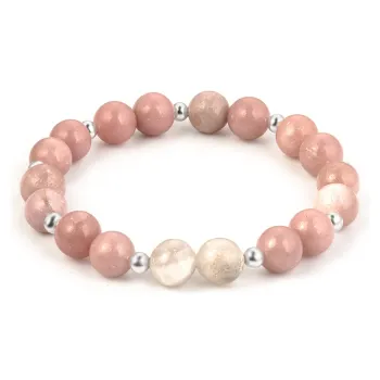 SIMPLE JOYS Domestic Pink Australian Opal Bracelets Women's