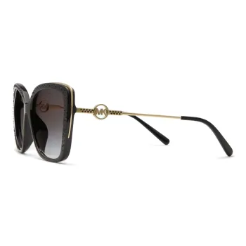 MICHAEL KORS Plastic Irregular Shape Sunglasses Unisex Black