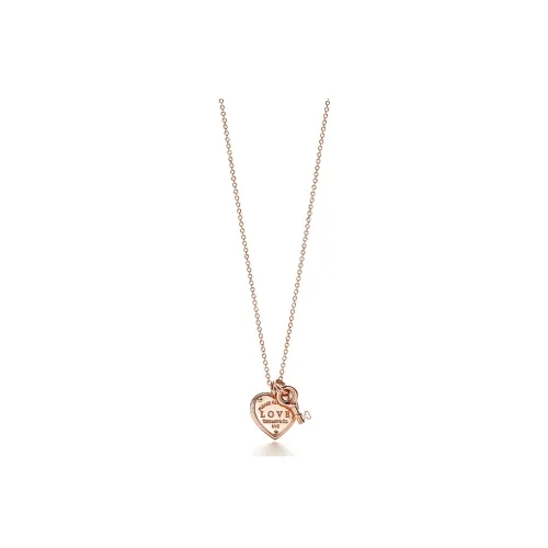 TIFFANY & CO. Return To Tiffany™ Series Necklaces Women's Rose Gold