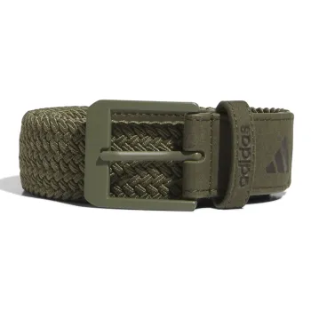 Adidas Recycled Polyester Non Woven Fabric Rubber Belt Unisex Green Width  3.8CM