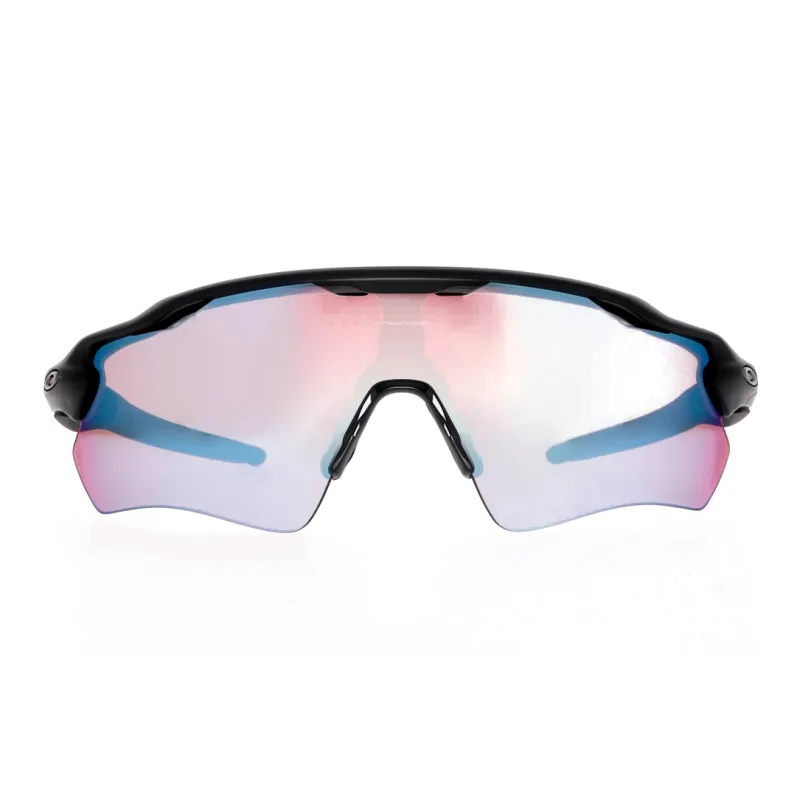 Oakley Acetate Irregular Shape Sunglasses Unisex Black-1