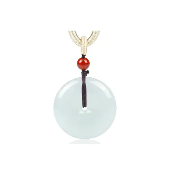 Yi Zhen Ge Ice Glutinous Jadeite Pendants Unisex