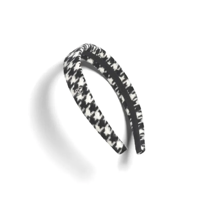 CHANEL Headbands Women's Black/White-0