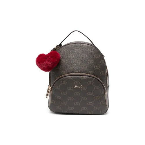 LIU·JO UOMO Polyurethane Resin Backpack Women's Chocolate