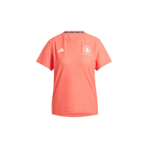 Adidas Boston Marathon T-Shirts Women's Orange