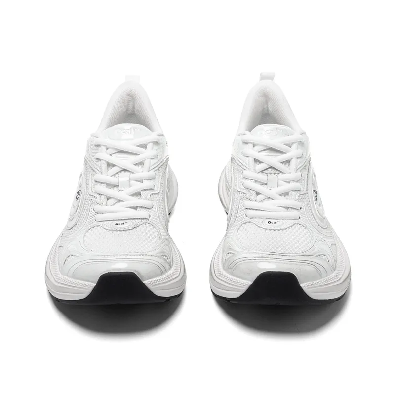 Ocai Slip Resistant Water Resistant Low Top Casual Running Shoes Unisex White-2