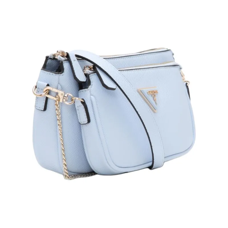 GUESS Artificial Leather Handbag Shoulder Bag Crossbody Bag Medium Size Women's Blue-1
