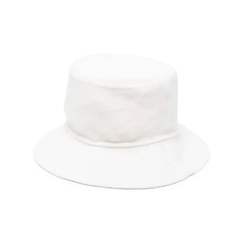 PAROSH Wool Bucket Hats Women's White-1