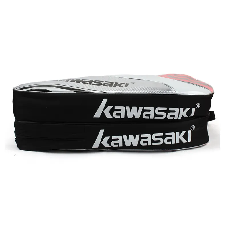 Kawasaki Fabric+Synthetic Leather Gym Bag Large Size Unisex-22