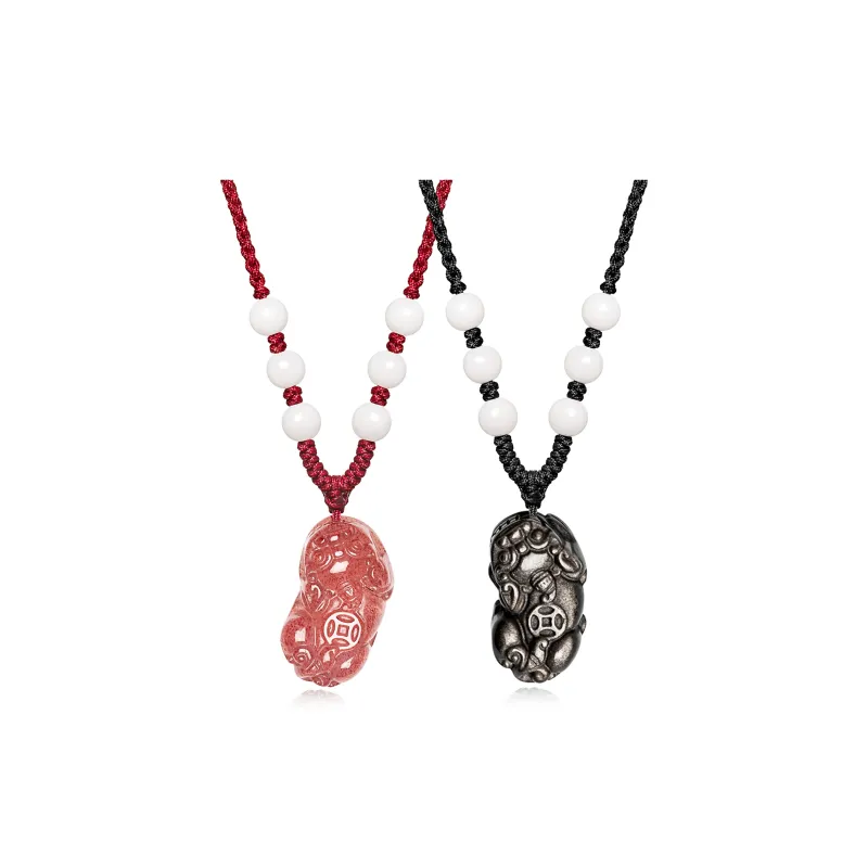 Jodie&Kevin Obsidian Necklaces Unisex-4