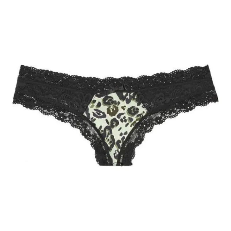 Victoria's Secret Underpants Women's 1 Pack Leopard Print-0