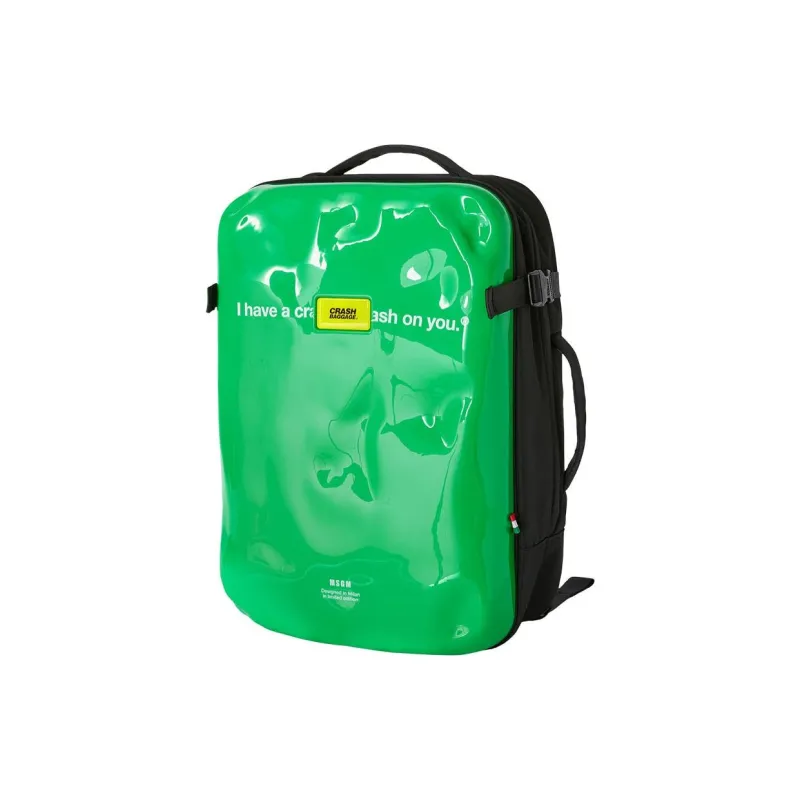 CrashBaggage PC Backpack Medium Size Unisex Green-1