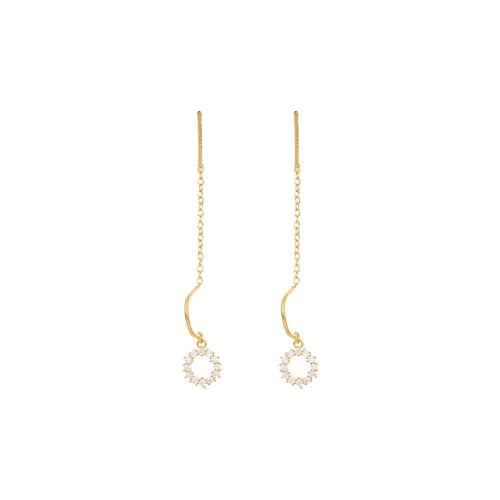 PIARA 925 Sterling Silver Drop Earrings Women's