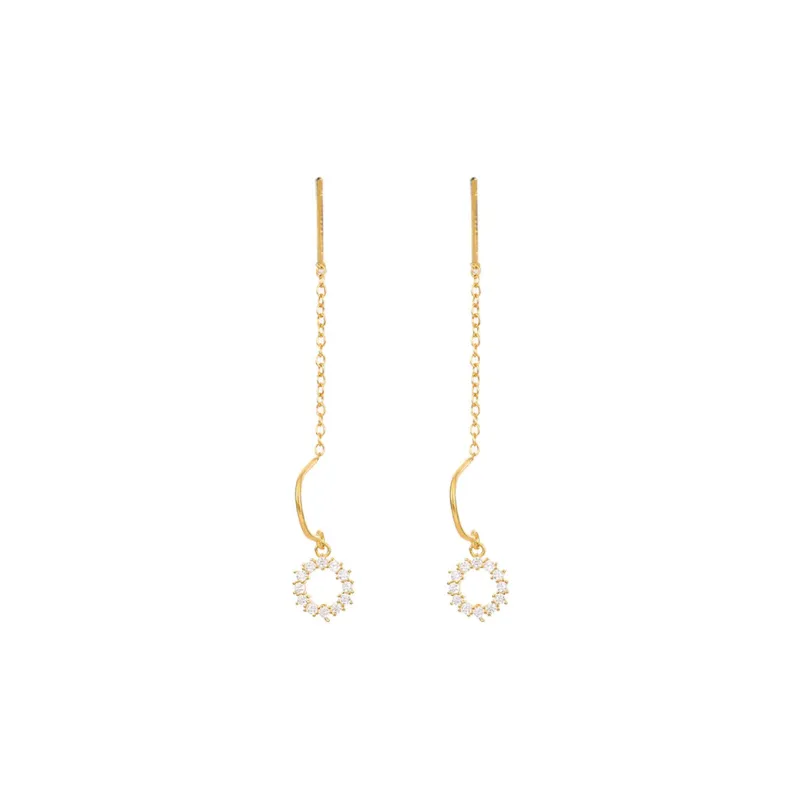 PIARA 925 Sterling Silver Drop Earrings Women's-0