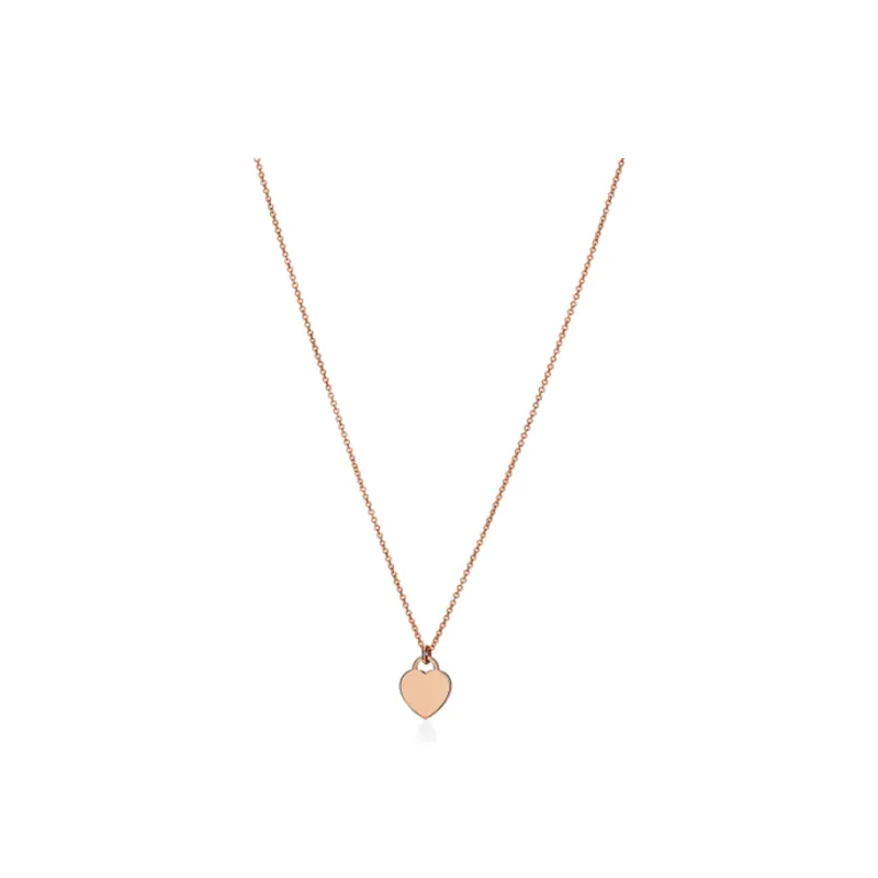 TIFFANY & CO. 18K Rose Gold Necklaces Women's-1