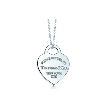 TIFFANY & CO. Return To Tiffany Collection 925 Sterling Silver Necklaces Women's
