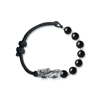 Crafts Women's Jade Bracelets Unisex Black