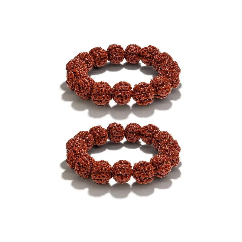 There Is You In The Long World King Kong Bodhi Seeds Textile Beaded Bracelet Unisex-15