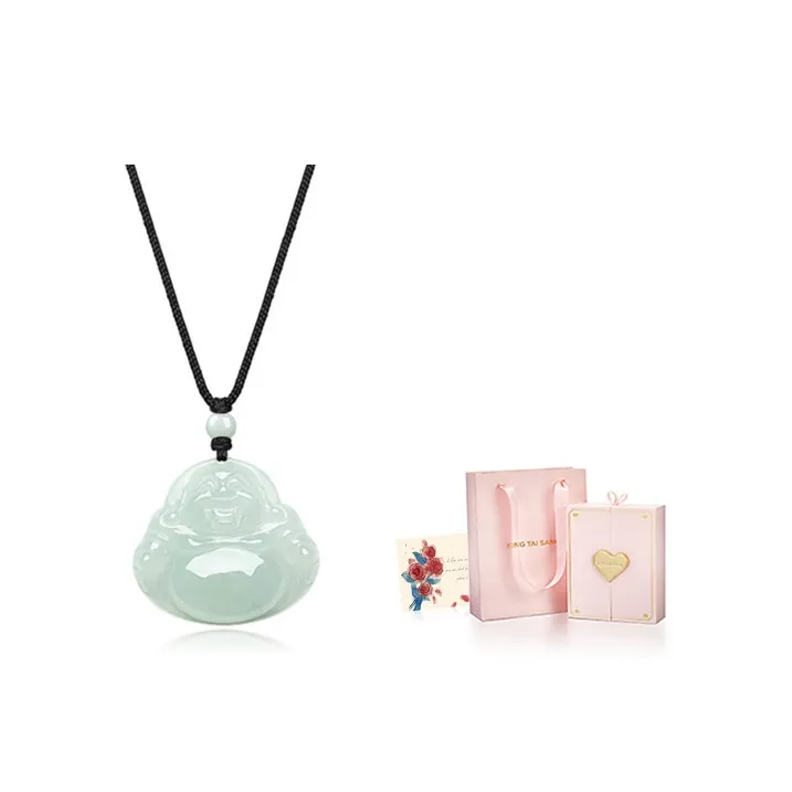 KING TAI SANG Bean Type Jadeite Necklaces Unisex-9