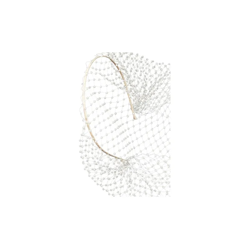 Jennifer Behr Britton Faux Pearl-embellished Voilette-2