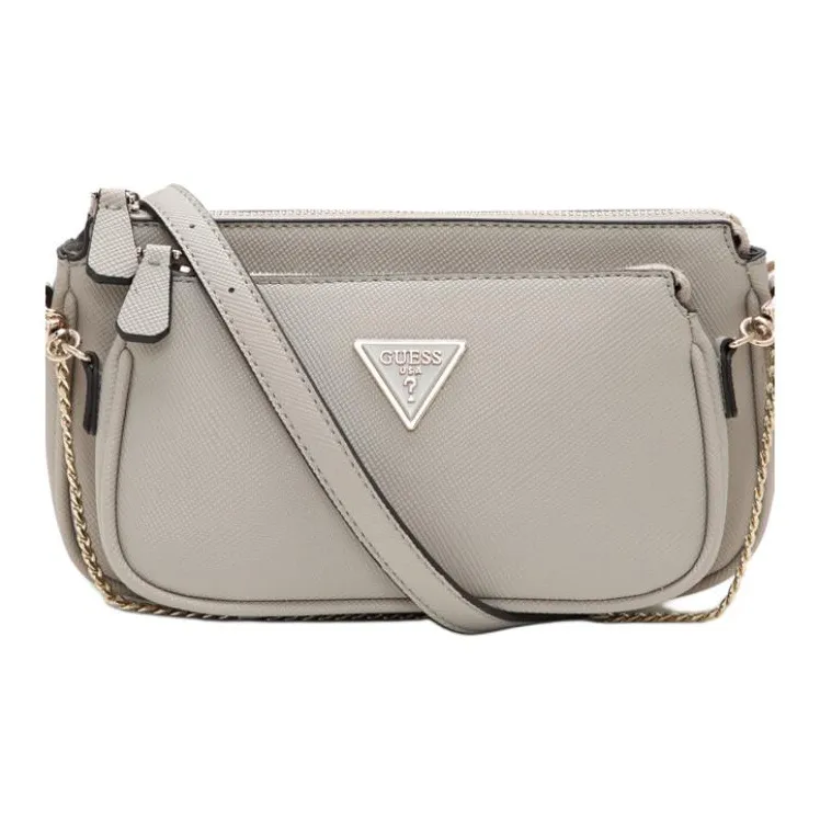 GUESS Artificial Leather Handbag Shoulder Bag Crossbody Bag Medium Size Women's Taupe-0