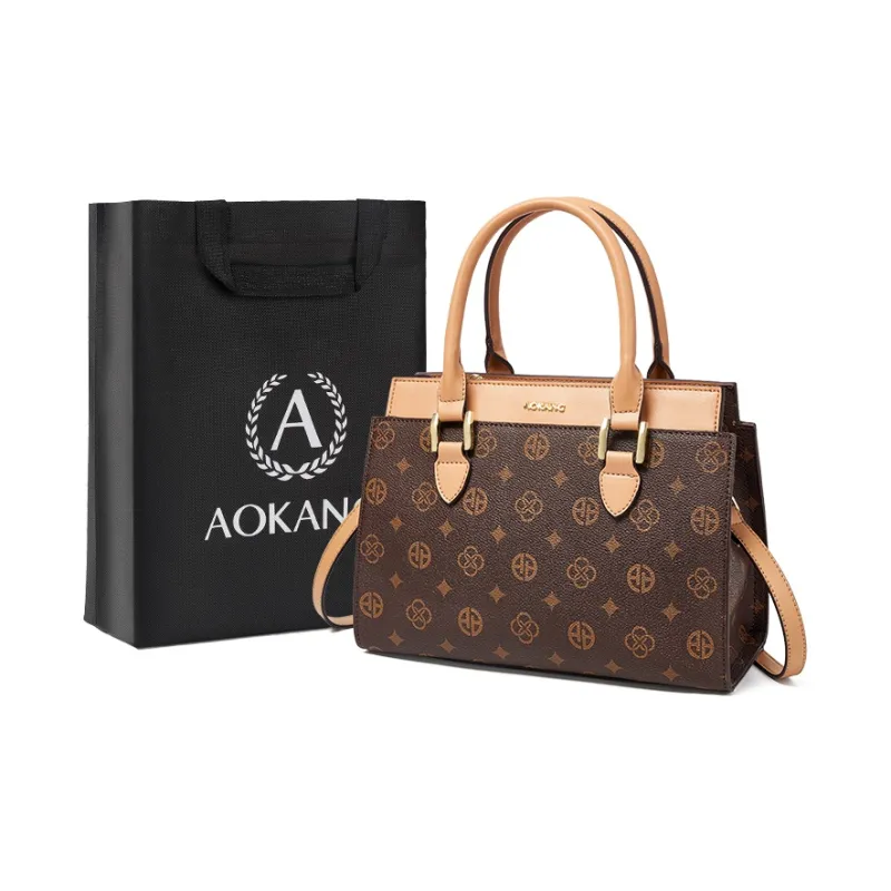AOKANG PVC Tote Handbag, Crossbody Bag Medium Size Women's Multicolor-28