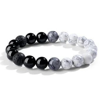 Moon Jewelry Obsidian Jade Bracelets Unisex